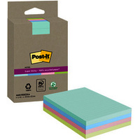 Post-it Bloc-notes super sticky Recycling notes, ligné