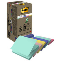 Post-it Bloc-notes Recycling z-notes, 76 x 76 mm, coloré