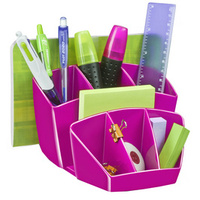 POT/TRIEUR 8 COMPARTIMENTS GLOSS 143X158XH93MM ROSE PRETTY