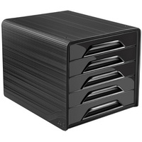 MODULE SMOOVE CLASSIC 5 TIROIRS NOIR/NOIR