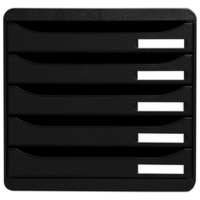 MODULE BIG-BOX PLUS 5 TIROIRS NOIR