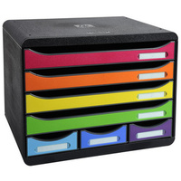 MODULE STORE-BOX MAXI 7 TIROIRNOIR/ARLEQUIN