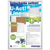 FRANKEN Cadre porte-affiches 'SECURITY', ininflammable, A0