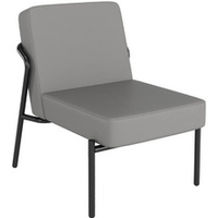 PAPERFLOW Fauteuil visiteur MEDSO KLASSIK S simili-cuir gris