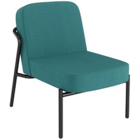 PAPERFLOW Fauteuil visiteur MEDSO RUND S, tissu, bleu