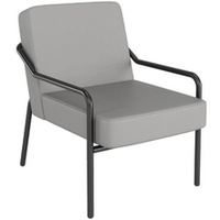 PAPERFLOW Fauteuil visiteur MEDSO KLASSIK M simili-cuir gris