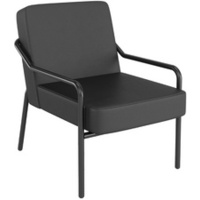 PAPERFLOW Fauteuil visiteur MEDSO KLASSIK M simili-cuir noir