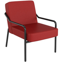 PAPERFLOW Fauteuil visiteur MEDSO KLASSIK M, simili-cuir