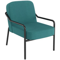 PAPERFLOW Fauteuil visiteur MEDSO RUND M, tissu, bleu