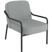 PAPERFLOW Fauteuil visiteur MEDSO RUND M, tissu, gris