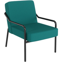 PAPERFLOW Fauteuil visiteur d'extérieur MEDSO KLASSIK M bleu