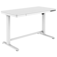 DIGITUS Bureau assis-debout, (L)1.200 mm, blanc