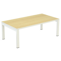 PAPERFLOW Table basse easyDesk, rectangulaire, hêtre / blanc