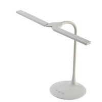 ALBA Lampe de bureau LED 'LEDTWIN', rechargeable, blanc