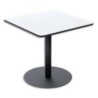 PAPERFLOW Table de jardin CROSS, (L)800 x (P)800 mm, gris