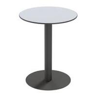 PAPERFLOW Table de jardin CROSS, diamètre: 600 mm, gris