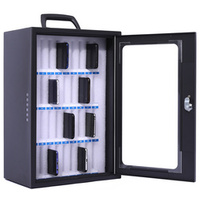 pavo Armoire pour smartphones, pour 36 smartphones, gris