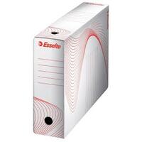 Esselte Boîte d'archives, A4, (L)80 mm, en carton, blanc