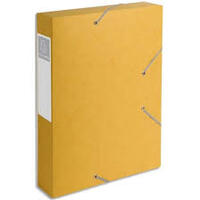EXACOMPTA Boîte de classement Cartobox, A4, 60 mm, jaune