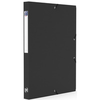 Oxford Boîte de rangement MEMPHIS, A4, dos: 25 mm, PP, noir