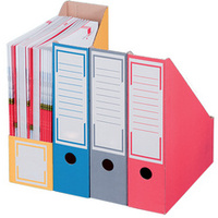 smartboxpro Collecteur vertical à archive, A4, rouge