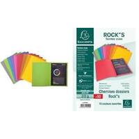 EXACOMPTA Chemises ROCK's, 210 g/m2, assorti