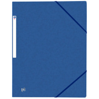 Oxford Chemise à élastique Top File+, A4, bleu