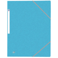 Oxford Chemise à élastique Top File+, A4, bleu clair