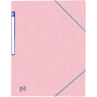 Oxford Chemise à élastique Top File+, A4, rose pastel