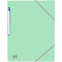 Oxford Chemise à élastique Top File+, A4, vert pastel