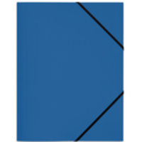 ELBA Chemise à élastique standard, A4, en PP, bleu