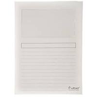 EXACOMPTA Chemise à fenêtre FOREVER, A4, 130 g/m2, blanc