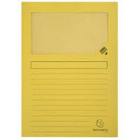 EXACOMPTA Chemise à fenêtre FOREVER, A4, 130 g/m2, jaune