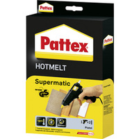 Pattex Pistolet à colle HOT SUPERMATIC, noir/jaune