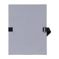 EXACOMPTA Chemise à dos extensible, A4, carton, gris