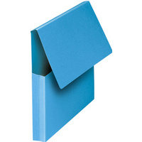 ELBA Pochette document à soufflet, A4, carton, bleu vif