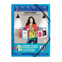 Oxford Chemise à élastique POLYVISION, A4, bleu