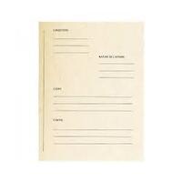 EXACOMPTA Dossiers de plaidoirie 'Pour / Contre', ivoire