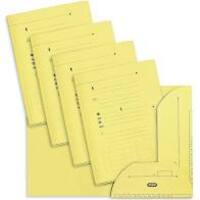 Oxford Chemise sous-dossier PASTEL, 2 rabats, A4, jaune
