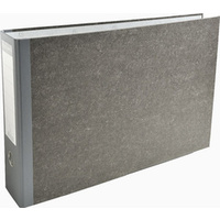 EXACOMPTA Classeur à levier marbré, A3 horizontal,80 mm,gris