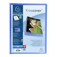 EXACOMPTA Protège-documents Kreacover, A4, PP, bleu