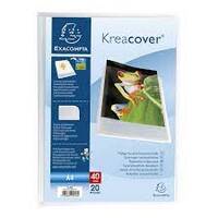 EXACOMPTA Protège-documents Kreacover, A4, PP, cristal