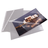 proOFFICE Pochette perforée, A4, film PP, transparent
