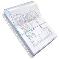 Oxford Pochettes à soufflet, A4, PP, 0,2 mm