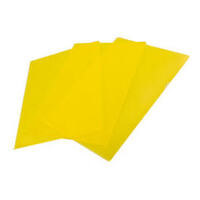 proOFFICE Pochette transparente, A4, PP, granuleux, jaune