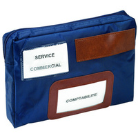 ALBA Sac navette 'POCAIS', avec soufflet, polyester, bleu