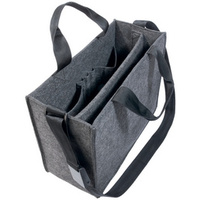 sigel Sacoche en feutre Business Desk Sharing Bag, M, gris