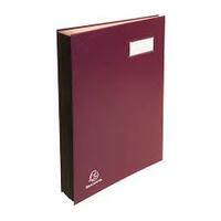 EXACOMPTA Parapheur Direction, A4, 12 compartiments,bordeaux