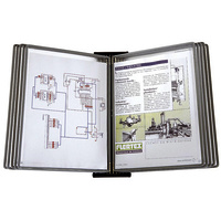 djois by tarifold Kit mural d'affichage BLACKLINE METALLIQUE