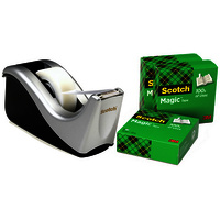 3M Scotch Dévidoir de table C60, garni, promotion, argent